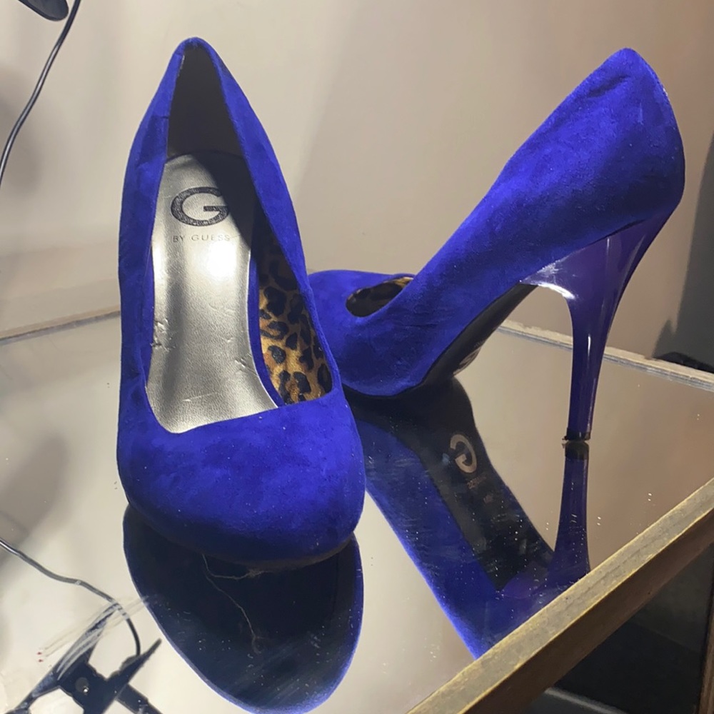 Blue suede shoes